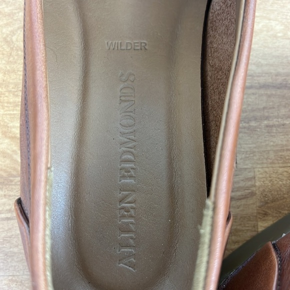 Allen Edmonds brown leather Wilder loafers men’s 10.5 D like new EUC main image 6